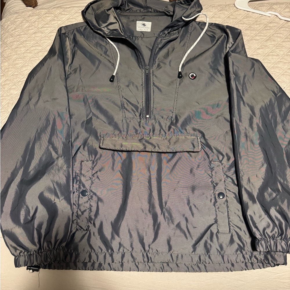 Champion Gray Windbreaker Jacket